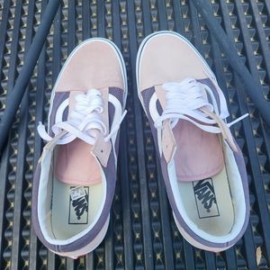 Vans Old Skool / Chalk Pink & Vintage Indigo / Size 11M 12.5W
